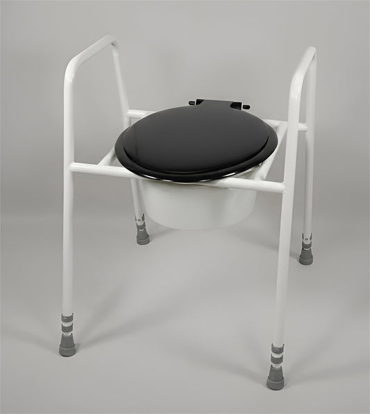 Aidapt Solo Skandia Raised Toilet Frame with Seat and Lid VR215