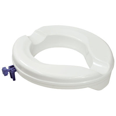 Aidapt Senator Rehausseur de WC en plastique de 5 cm ou 10 cm VR222 VR223 avec ou sans couvercle