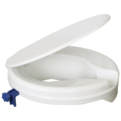 Aidapt Senator Rehausseur de WC en plastique de 5 cm ou 10 cm VR222 VR223 avec ou sans couvercle