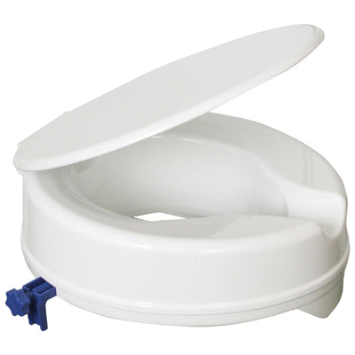 Aidapt Senator Rehausseur de WC en plastique de 5 cm ou 10 cm VR222 VR223 avec ou sans couvercle