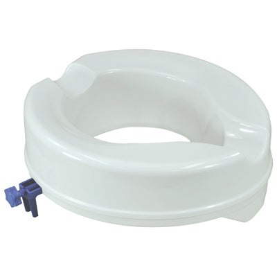 Aidapt Senator Rehausseur de WC en plastique de 5 cm ou 10 cm VR222 VR223 avec ou sans couvercle