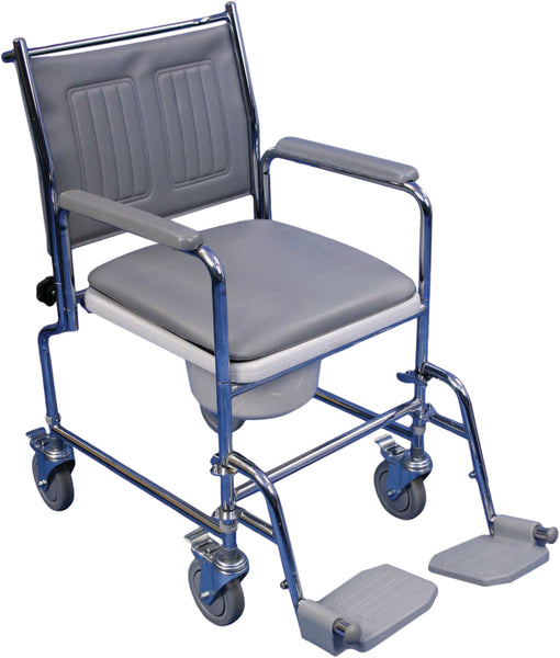 Aidapt VR231 Lenham Wheeled mobile Glideabout Transfer Commode