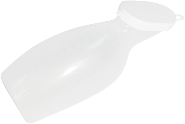 Aidapt Female Urinal Plastic Bottle With Lid 1000ml No Handle Re Use Wahable VR268AB