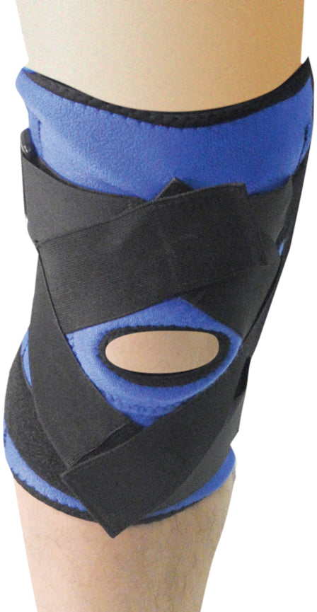 Support de genou à ligament souple en néoprène Aidapt, réglable par Velcro, sport VW303