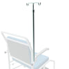 MC8000 Portman Porter Hospital Transport Chair Wheelchair Standard Seers Medical Sky Blue Vinyl