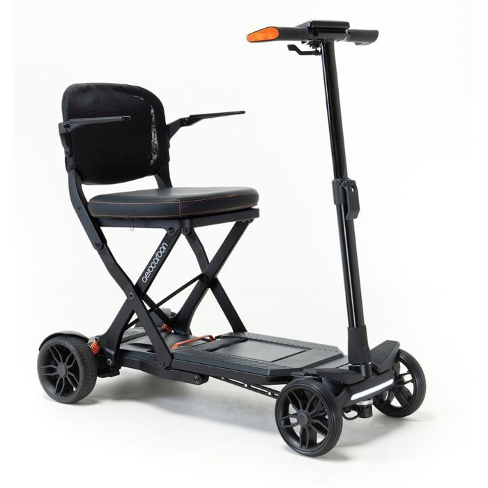 Drive Devilbiss Aero Carbon Compact Folding Boot Scooter Super Lightweight Lithium Battery 4 Wheel 4mph