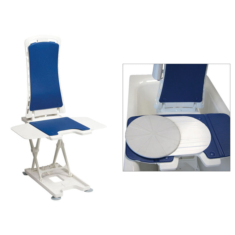 Drive DeVilbiss Bellavita Bathlift Bath Lift Blue or White Battery Lift Up Down 470100