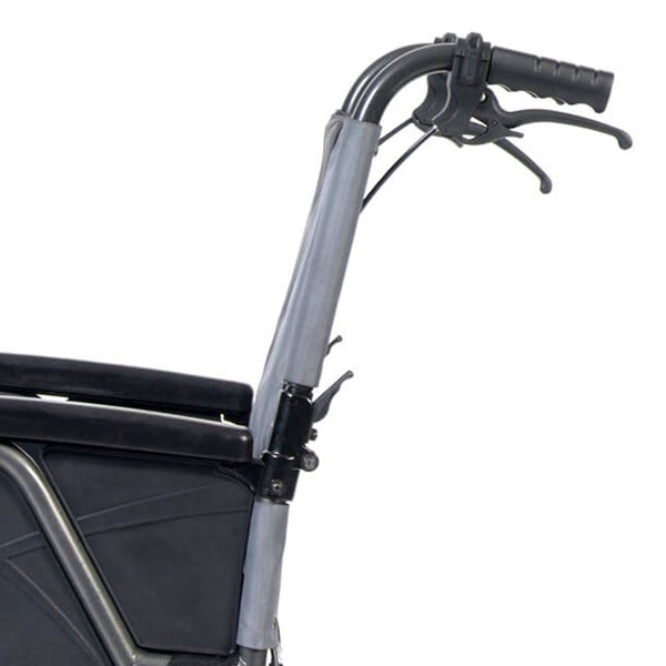 Sunrise Medical Breezy Moonlight Super Lightweight Crash Tested Transit Attendant or Self Propelled Wheelchair Moonlite
