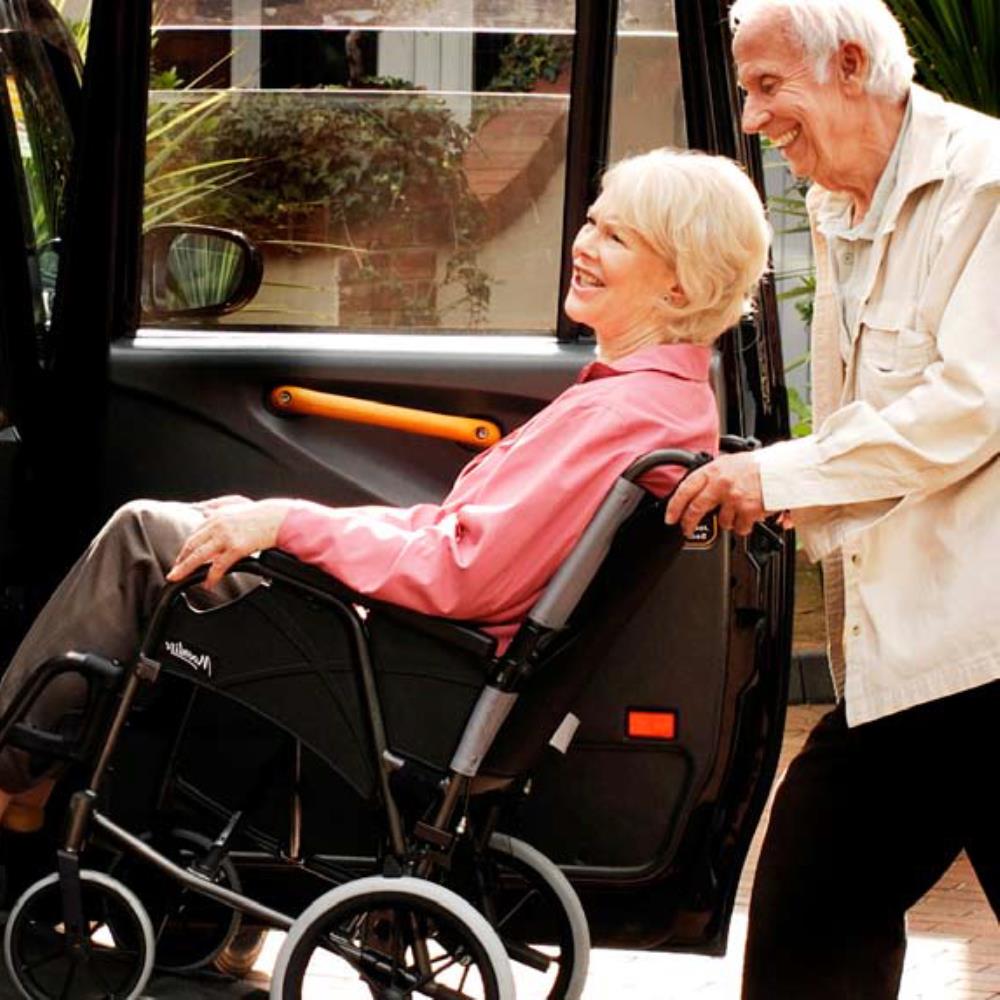 Sunrise Medical Breezy Moonlight Super Lightweight Crash Tested Transit Attendant or Self Propelled Wheelchair Moonlite