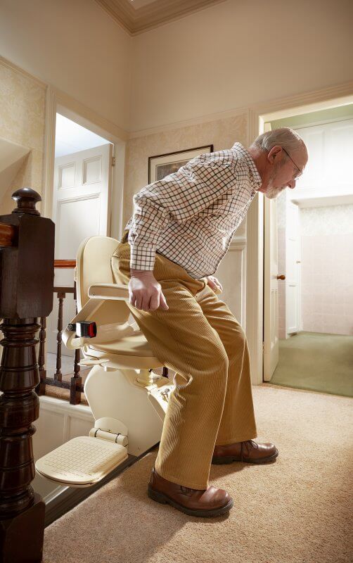 A Reconditioned Second Hand Used Straight Stairlift From £750