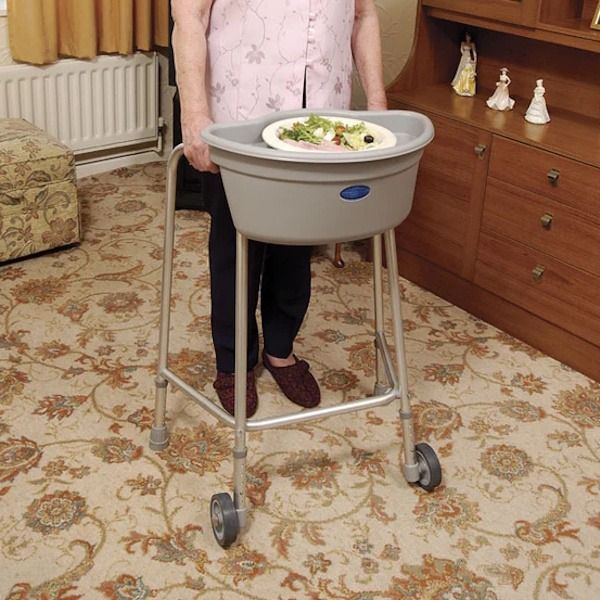 Performance Health Buckingham Walking Frame Walker Caddy Bucket Plate Cup Holder 091117811 AA8389