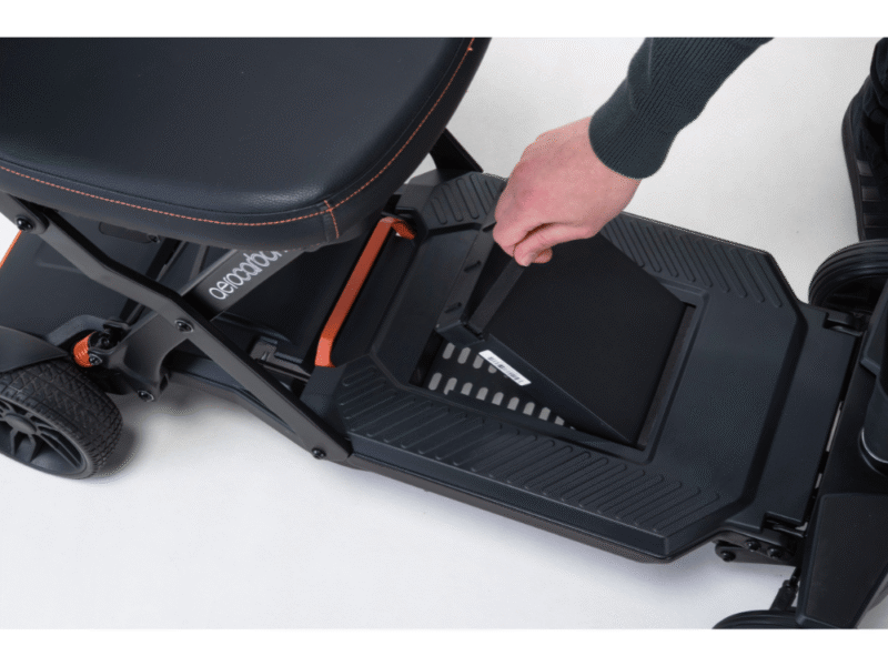 Drive Devilbiss Aero Carbon Compact Folding Boot Scooter Super Lightweight Lithium Battery 4 Wheel 4mph