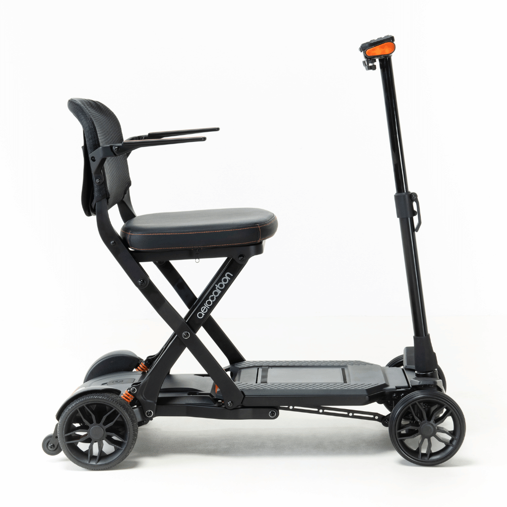 Drive Devilbiss Aero Carbon Compact Folding Boot Scooter Super Lightweight Lithium Battery 4 Wheel 4mph