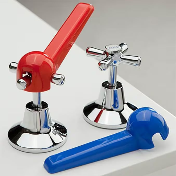 AA6200W Homecraft Cross Head Plastic Red Blue Tap Turners Strong Heavy Duty 091102094 091102102