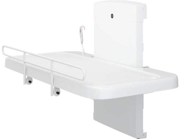SCT 2000 2100 Pressalit Wall Mounted Shower Change Table Powered Height Adjust Folding Safety Rail R8581418000