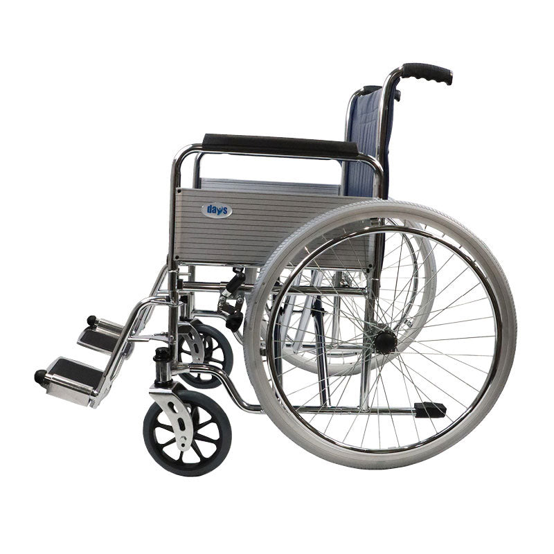 Crash Tested Days Heavy Duty Bariatric Transit or Self Propel Wheelchair wide 20" or 22" 091227412 091227420