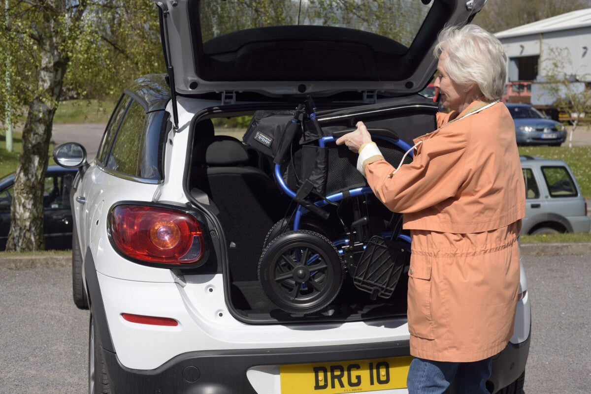 TGA Strongback Curved Back Transit Small Wheel Attendant Wheelchair Ultra Lightweight With Without Folding Armrests