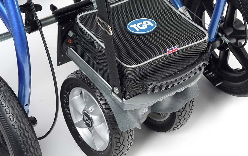 TGA Plus Powerpack Heavy Duty 32 Stone Max Bariatric Wide Wheelchair Battery Powered Twin Wheel