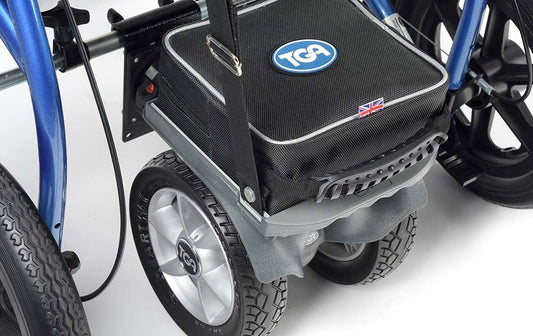 TGA Plus Powerpack Heavy Duty 32 Stone Max Bariatric Wide Wheelchair Battery Powered Twin Wheel