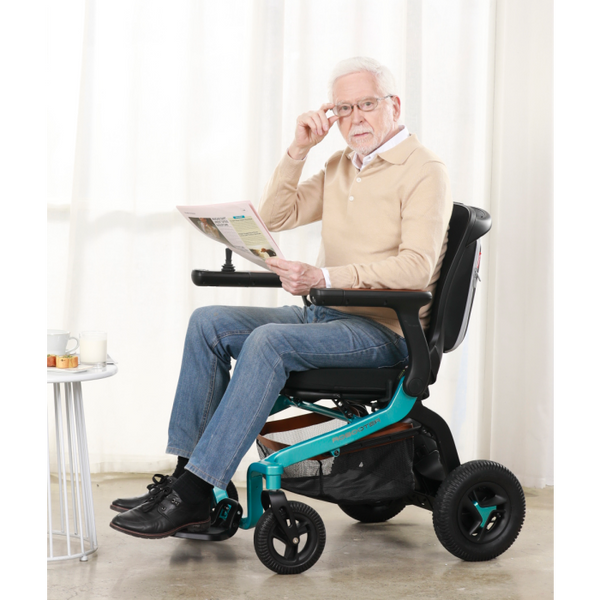 Robooter E40 Electric Battery Operated Powerchair Wheelchair 15-BB-003 Green Grey or White