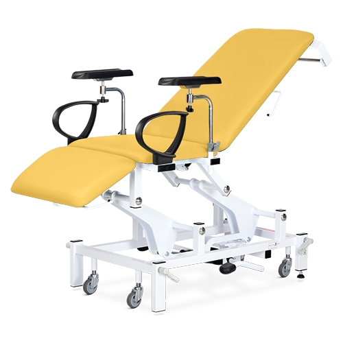 Bristol Maid Hydraulic Manual Phlebotomy Blood Test Exam Chair EC5305