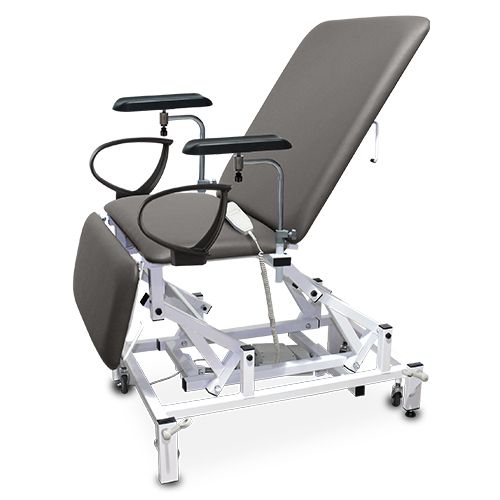 Bristol Maid Bariatric Wide Heavy Duty Phlebotomy Blood Test Exam Chair Electric Lift