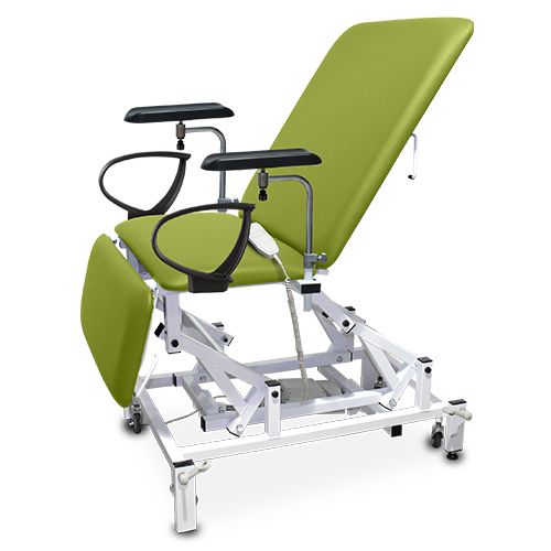 Bristol Maid Bariatric Wide Heavy Duty Phlebotomy Blood Test Exam Chair Electric Lift