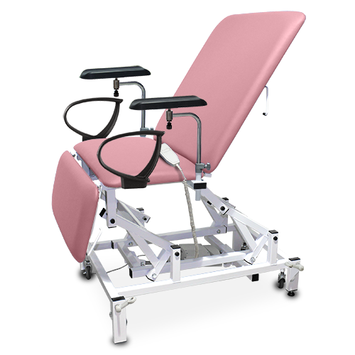 Bristol Maid Bariatric Wide Heavy Duty Phlebotomy Blood Test Exam Chair Electric Lift