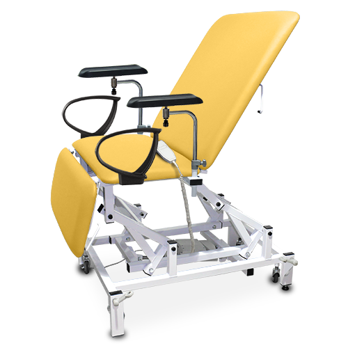 Bristol Maid Bariatric Wide Heavy Duty Phlebotomy Blood Test Exam Chair Electric Lift