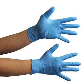 Nitrile Blue Powder Free Disposable Gloves All Sizes Box of 100 or Case of 10 Boxes
