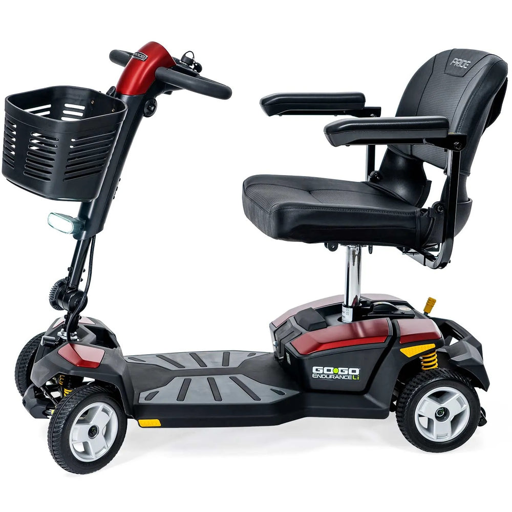 Pride Go-Go Apex Endurance Mobility Boot Scooter 4mph Lithium Battery 8AH or 16AH