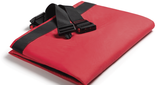 MIP Emergency Fire Evacuation Sheet Washable Red Mattress Fit 185 x 85cm CS653-0001