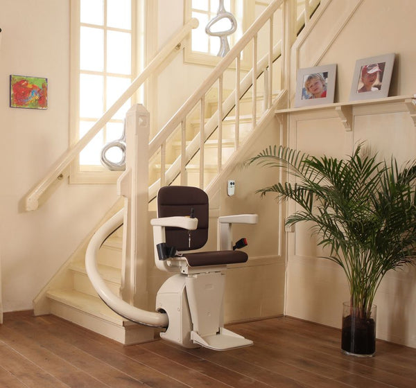 Handicare Freelift Rembrandt Internal Curved Stairlift ( Free Curve ) New and Reconditioned
