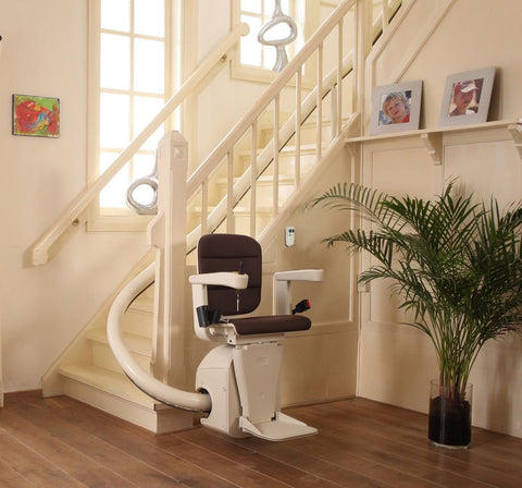 Handicare Freelift Rembrandt Internal Curved Stairlift ( Free Curve ) New and Reconditioned