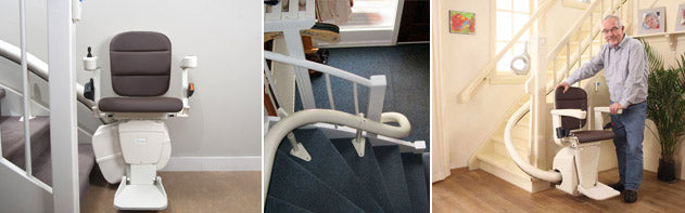 Handicare Freelift Rembrandt Internal Curved Stairlift ( Free Curve ) New and Reconditioned