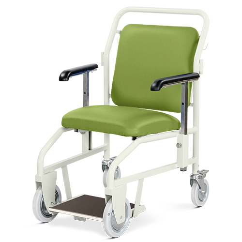 Bristol Maid Hospital NHS Porter Chair Nesting Rear Steer Sliding Footplate G200