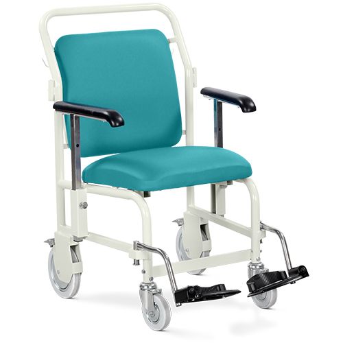 Bristol Maid Hospital NHS Porter Chair Nesting Front Steer Hinged Footrests G205