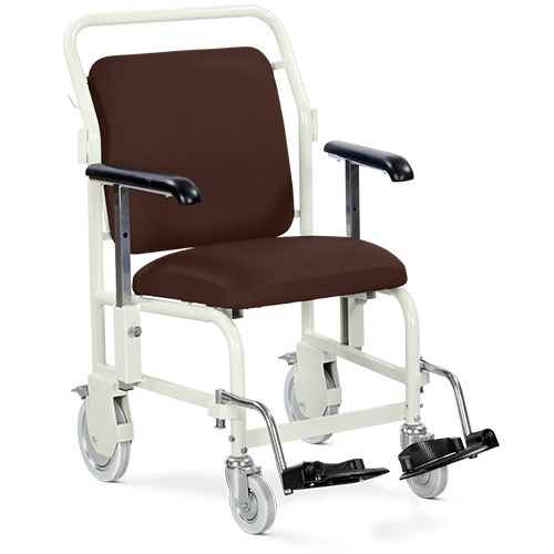 Bristol Maid Hospital NHS Porter Chair Nesting Front Steer Hinged Footrests G205