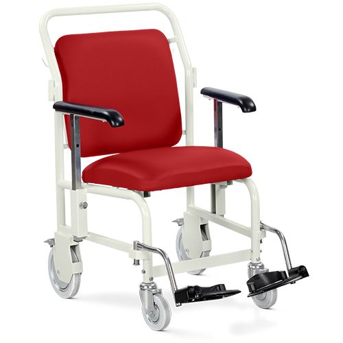 Bristol Maid Hospital NHS Porter Chair Nesting Front Steer Hinged Footrests G205