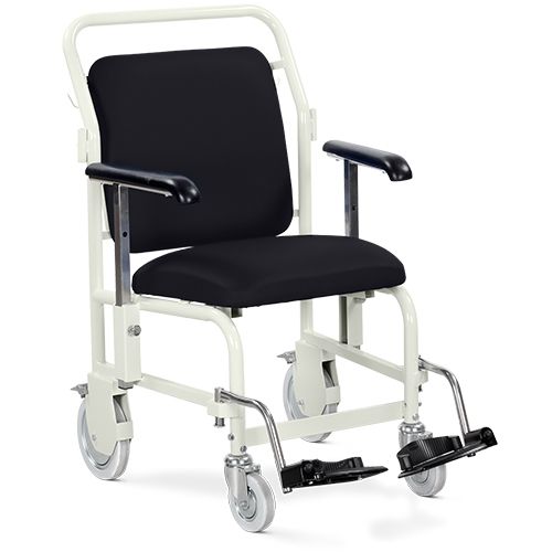 Bristol Maid Hospital NHS Porter Chair Nesting Front Steer Hinged Footrests G205