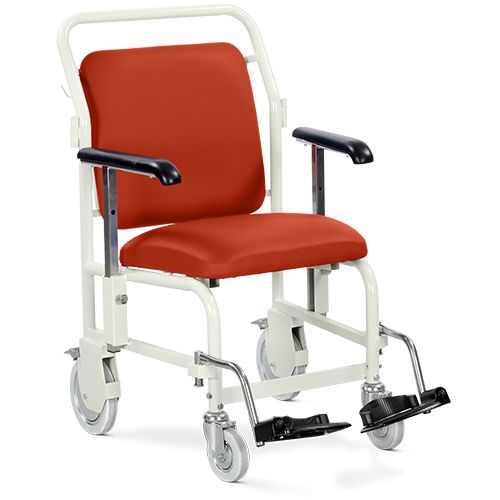 Bristol Maid Hospital NHS Porter Chair Nesting Front Steer Hinged Footrests G205