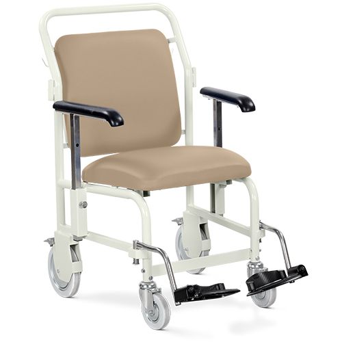 Bristol Maid Hospital NHS Porter Chair Nesting Front Steer Hinged Footrests G205