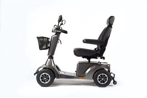Sunrise Medical S700 Mobility Scooter Full suspension Long Range 8MPH Large Comfy Class 3 Blue Black Silver