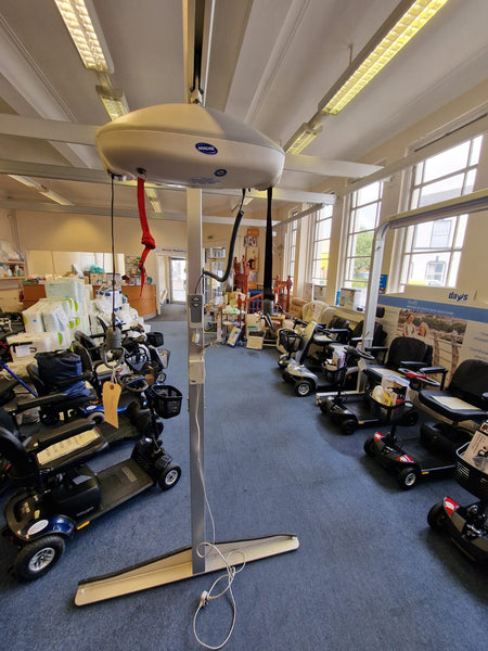 Invacare Robin Gantry Hoist Full System Freestanding Temporary or Long Term 2 Leg and 4 leg with or without wheels