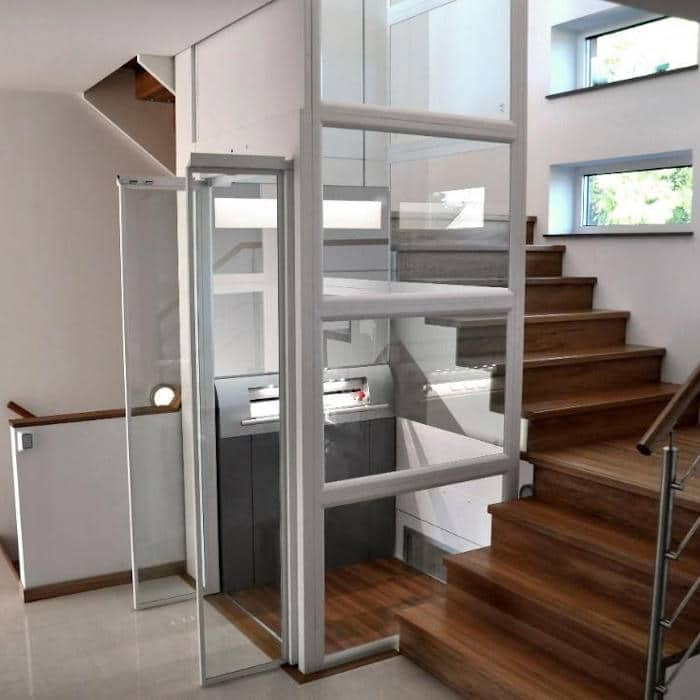 Gartec Aritco Homelift : Ascenseur vertical d'accès d'étage à étage