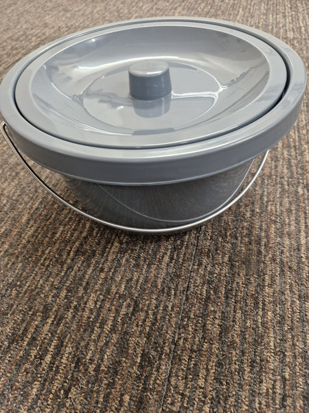 Ultimate Healthcare Glideabout Glide About Wheeled Transfer Padded Commode with bucket and removable seat and armrests - UTOC0001