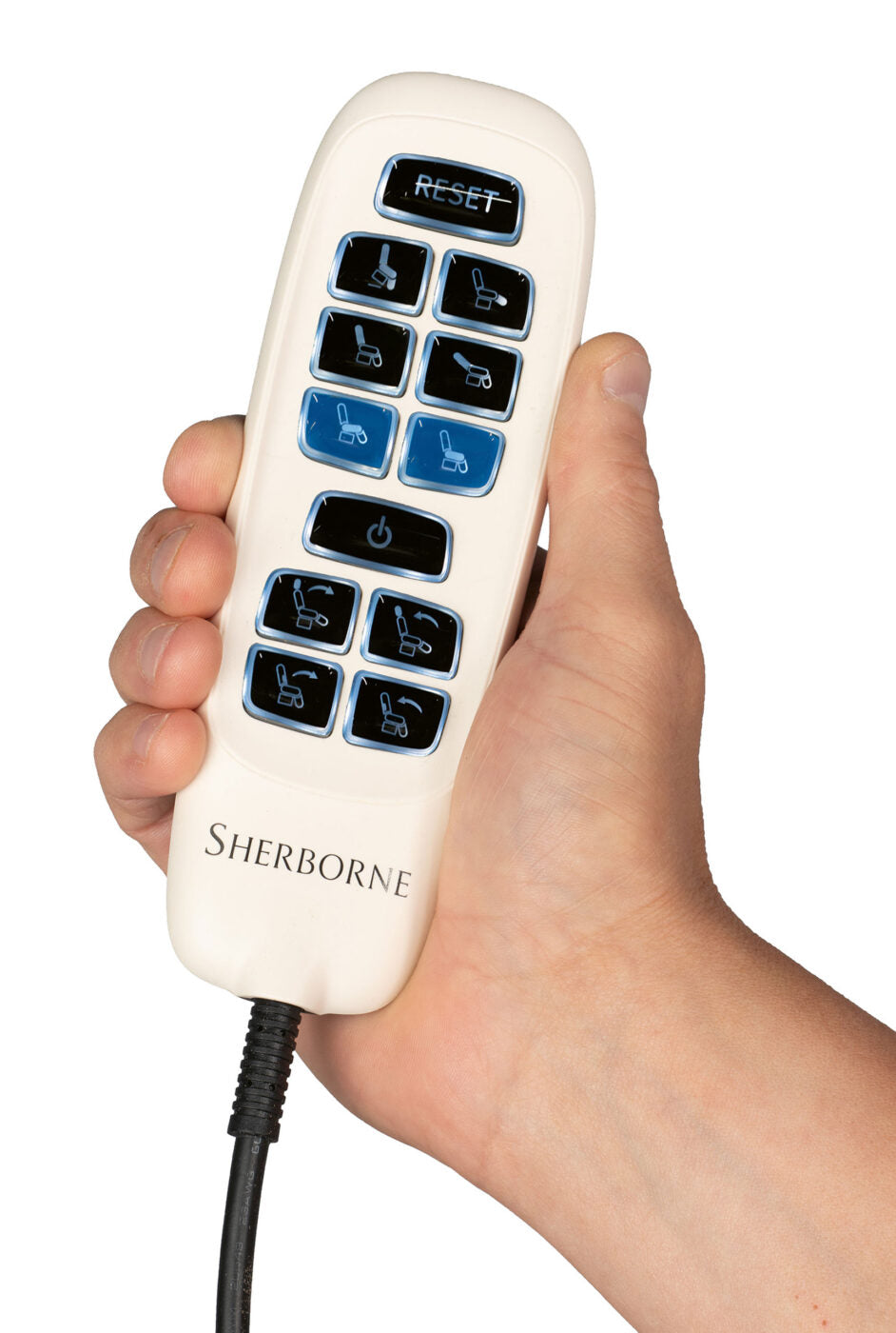 Sherborne Rise Recliner Replacement Handsets Hand Control New Version Cream 3 button 4 Button 5 button 6 Button 8 Button 9 button 12 Button Touch Stop