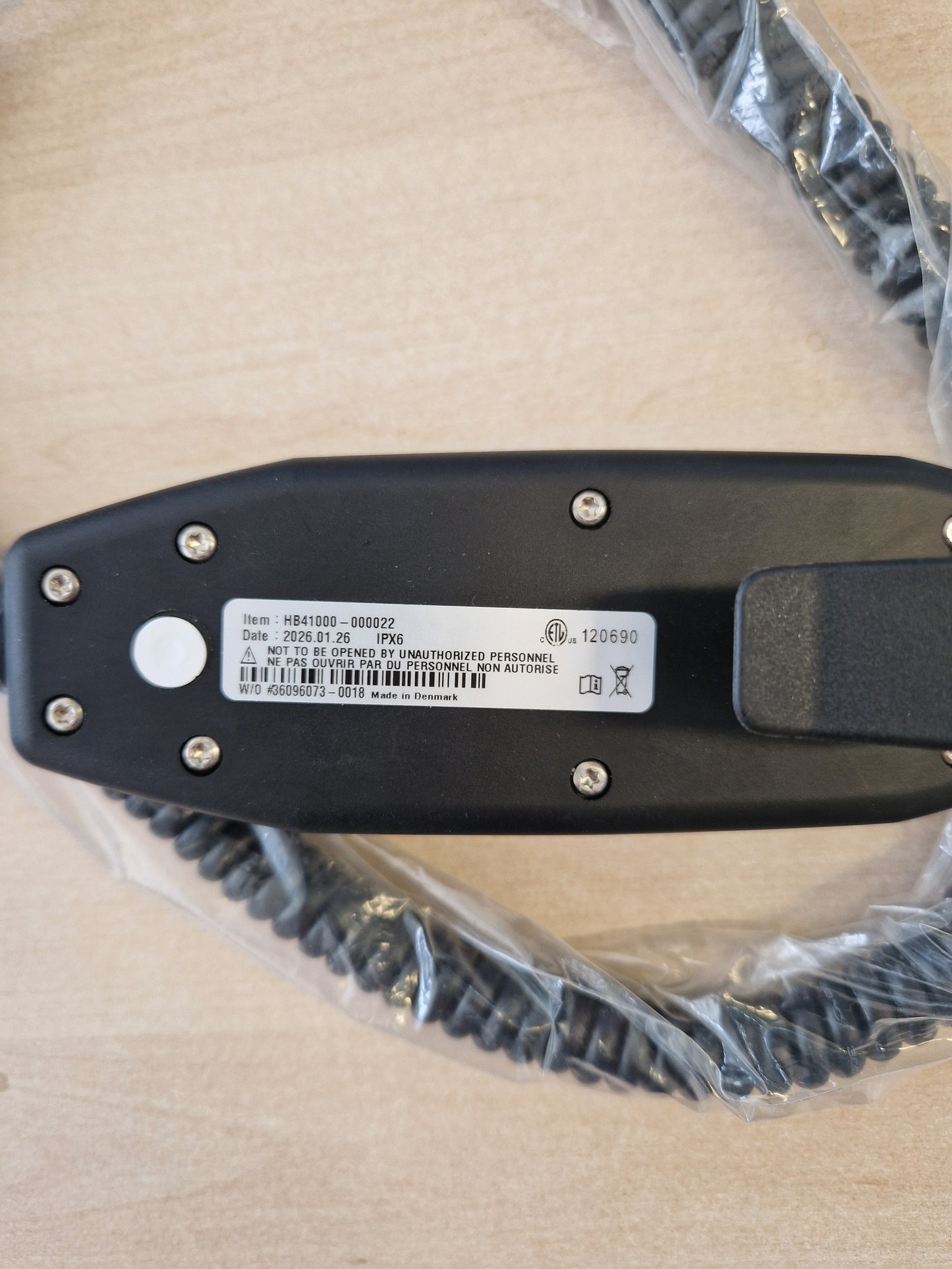 HB 41-00 HB41000-000022 Powered Up Down Hi Riser Hoist Bed Handset Hand Control Black SW031132