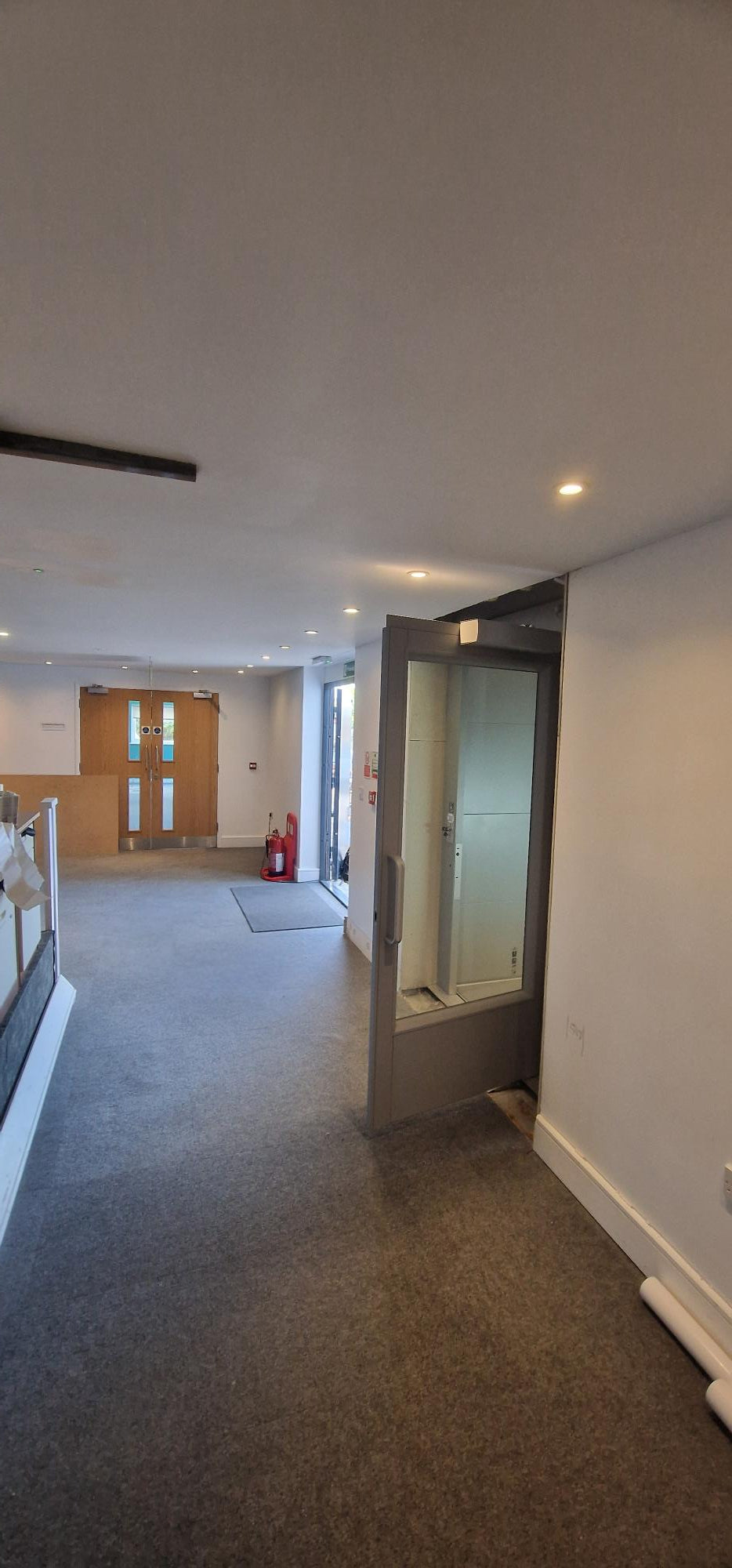 New Aline Gartec Aritco 3 Floor Public Access Lift Installation at Hope Church SE England