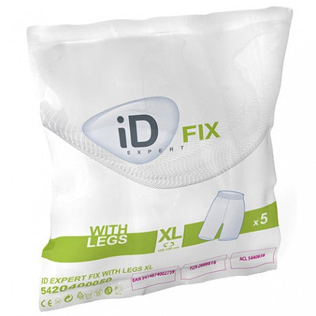 ID Care Net Pants 5 pack Legs Unisex Universal Stretch Incontinence Pad Secure Hold ID5420